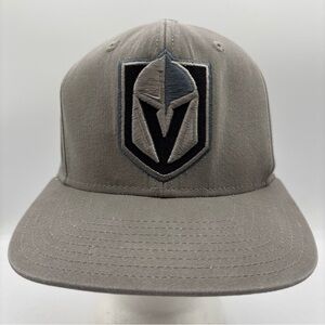 Las Vegas Golden Knights NHL Headwear Adidas Unisex Adjustable Baseball Gray Hat